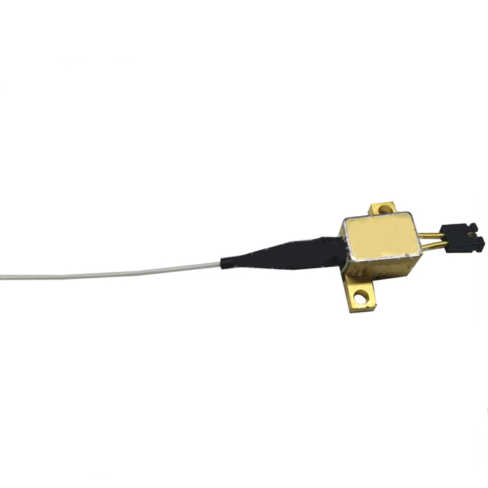2-Pin ليزر ضفيرة 980nm 3000mW IR ليزر ديود For Fiber Experiment